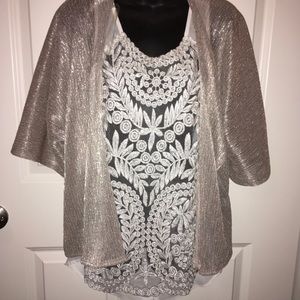 Sheer White Sleeveless Blouse